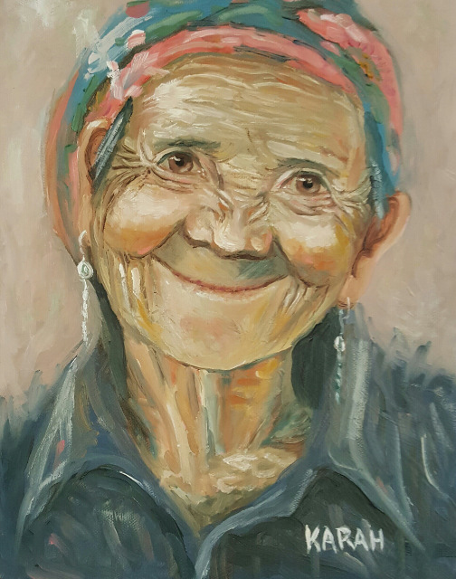 Karah Art- sold- Ruby