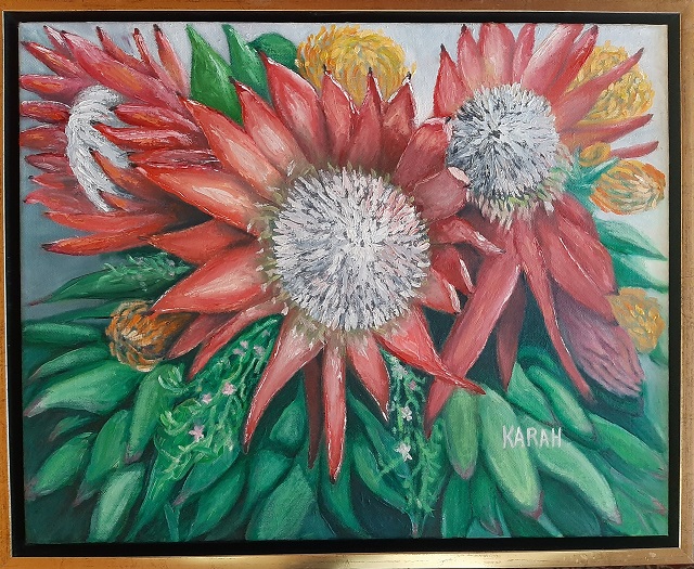 Karah Art-Protea bunch