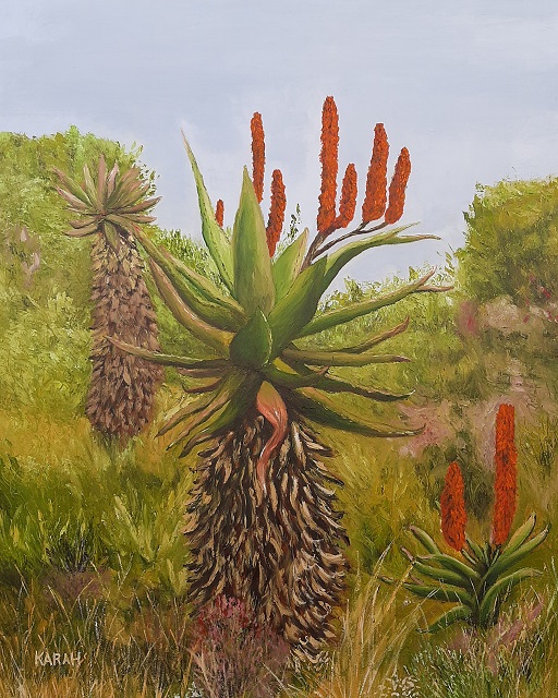 Karah Art - painting -Aloe