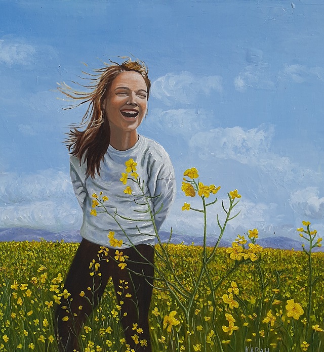 Karah Art - painting -Joy in the moment