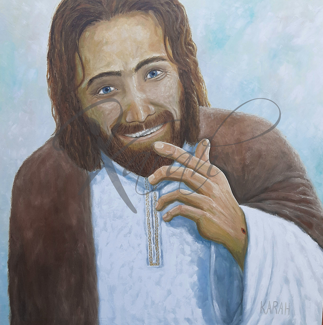 Karah art - painting - Come unto Me