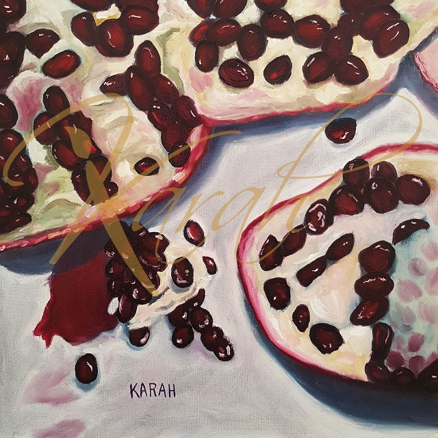 Karah Art - art sold - Open Pomegranate