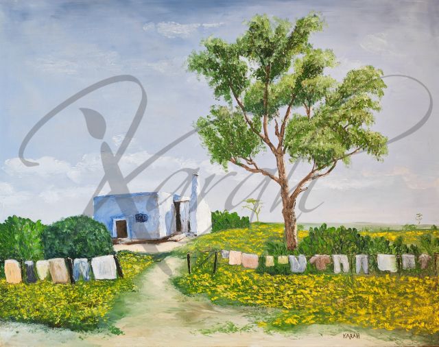 Washing-day-karah-art-painting
